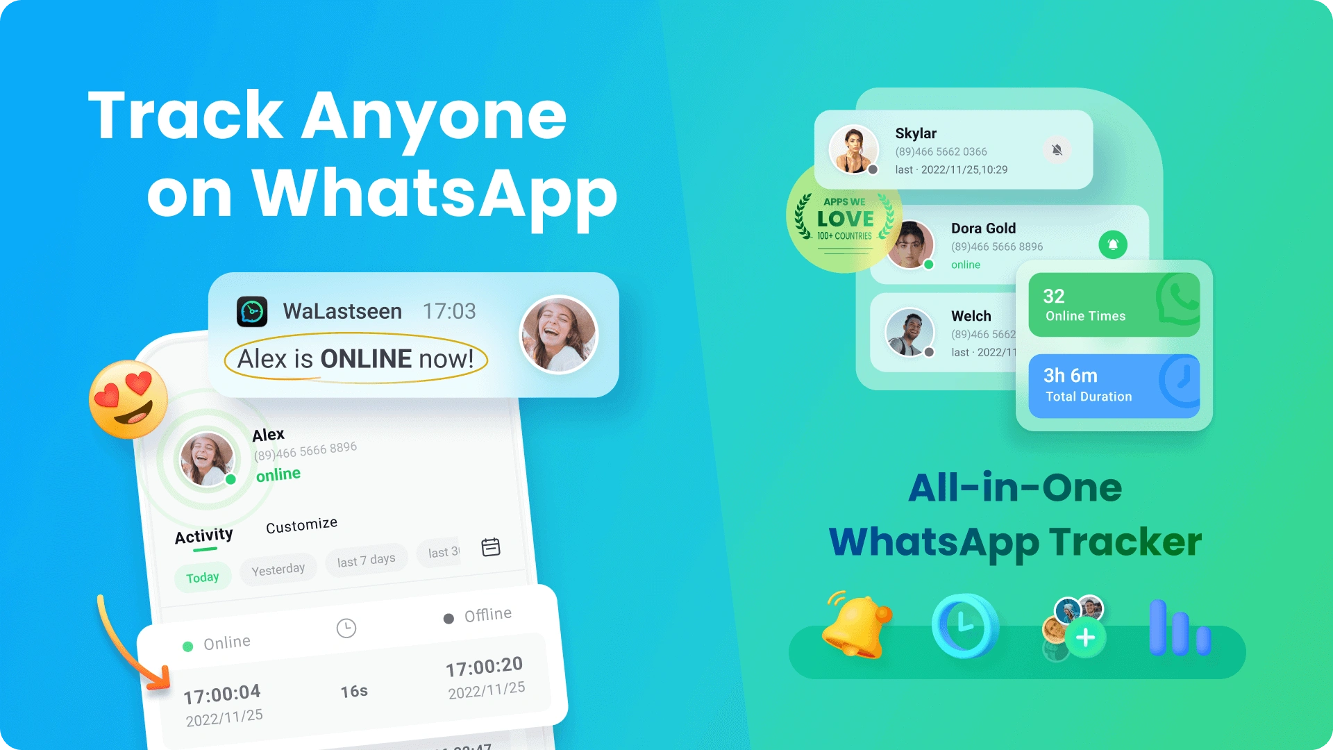 track whatsapp